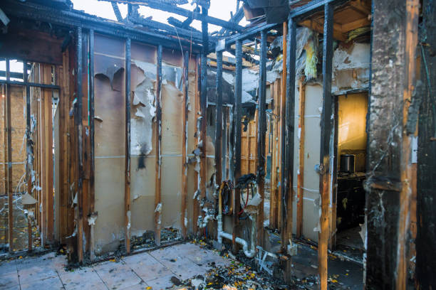 Professional Fire Damage Assessment technician working in Crosbyton, TX